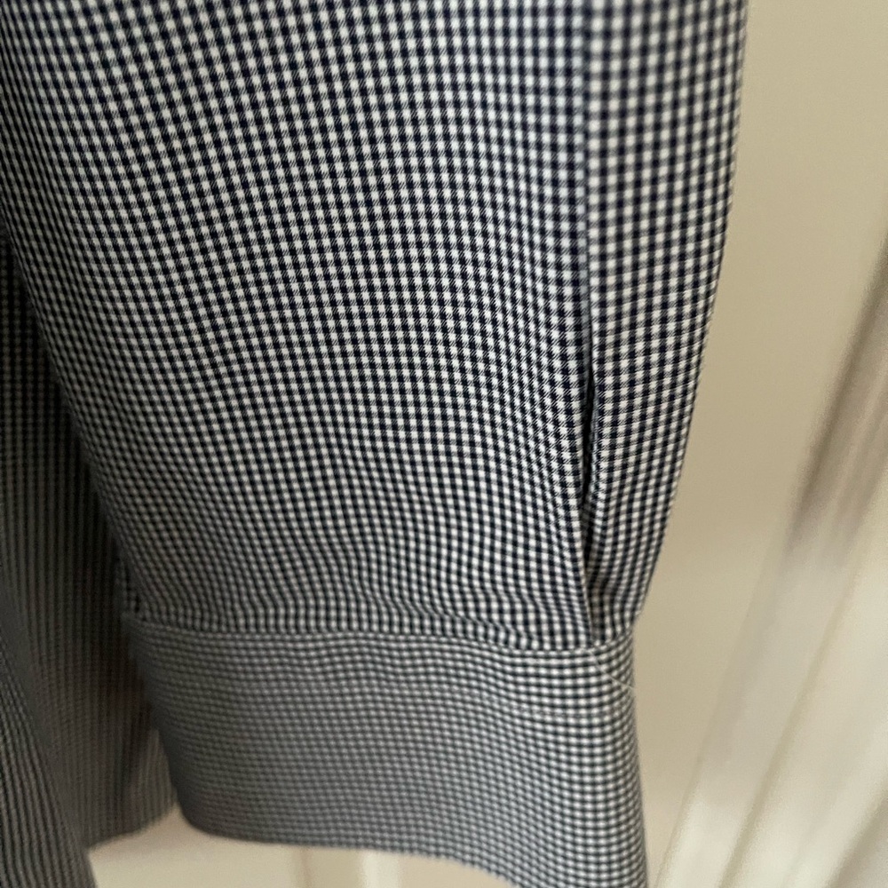 Nordstrom Men's Black and White Checkered Dress Shirt - Picture 10 of 10